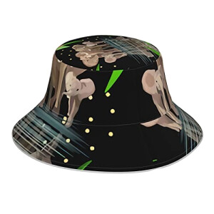 Bob Éléphant noir taille unique homme/femme
