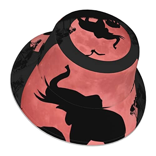 Bob Éléphant noir taille unique homme/femme variant 1 