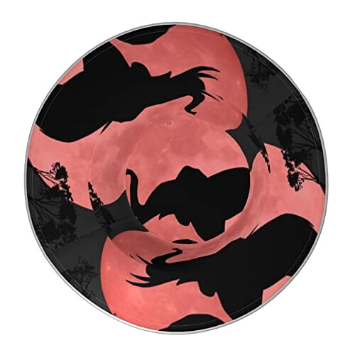 Bob Éléphant noir taille unique homme/femme variant 2 