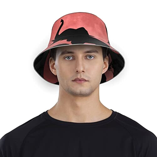 Bob Éléphant noir taille unique homme/femme variant 5 