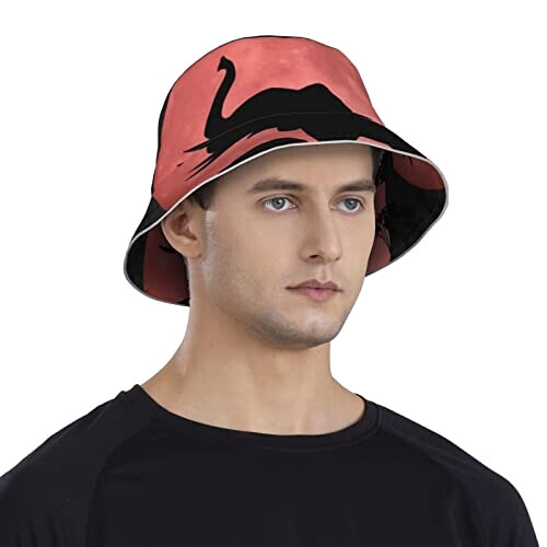 Bob Éléphant noir taille unique homme/femme variant 6 