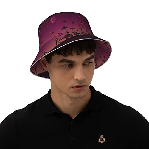 Bob Éléphant noir taille unique homme/femme variant 5 