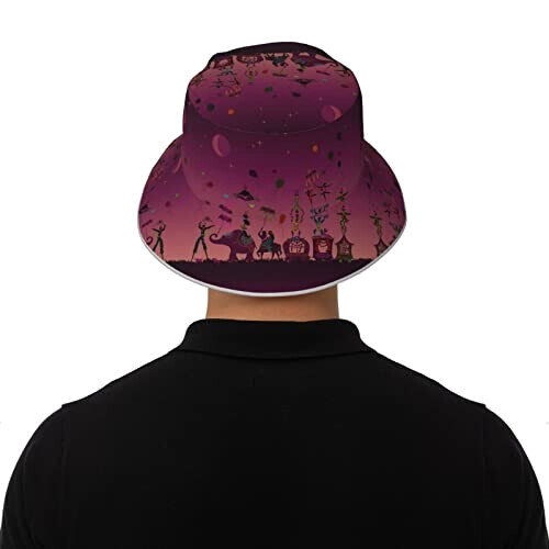 Bob Éléphant noir taille unique homme/femme variant 6 