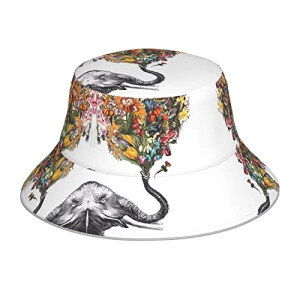 Bob Éléphant noir taille unique homme/femme