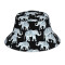 Bob Éléphant noir taille unique homme/femme - miniature