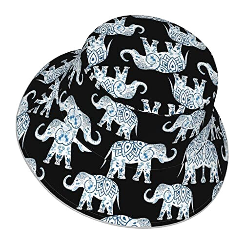 Bob Éléphant noir taille unique homme/femme variant 1 