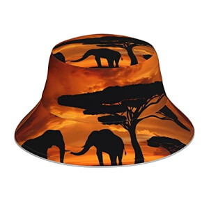 Bob Éléphant noir taille unique homme/femme