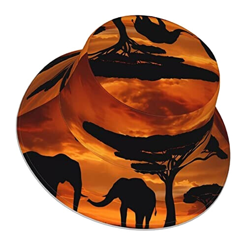 Bob Éléphant noir taille unique homme/femme variant 1 