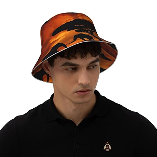 Bob Éléphant noir taille unique homme/femme variant 5 
