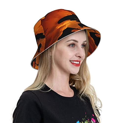Bob Éléphant noir taille unique homme/femme variant 7 