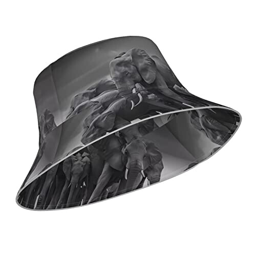 Bob Éléphant noir taille unique homme/femme variant 0 