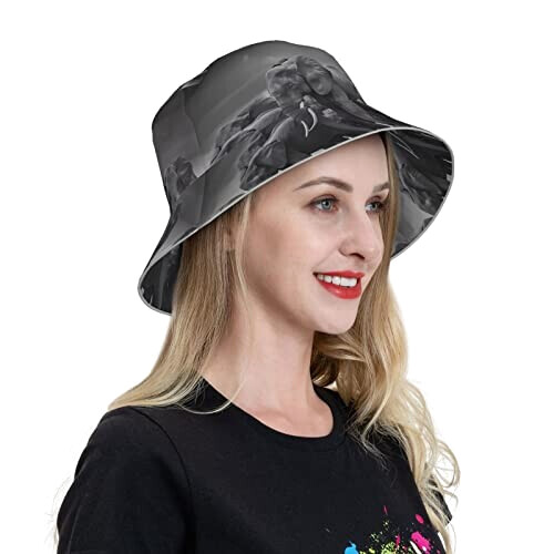 Bob Éléphant noir taille unique homme/femme variant 7 