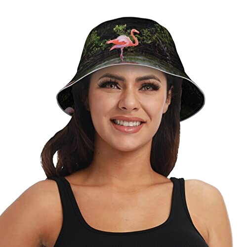 Bob Flamant rose noir taille unique homme/femme variant 7 