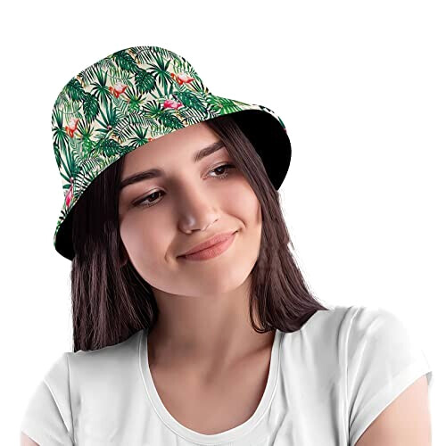 Bob Flamant rose flamants roses tropicaux palmier hawaïen taille unique homme/femme variant 2 