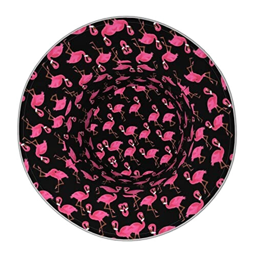 Bob Flamant rose noir taille unique homme/femme variant 2 