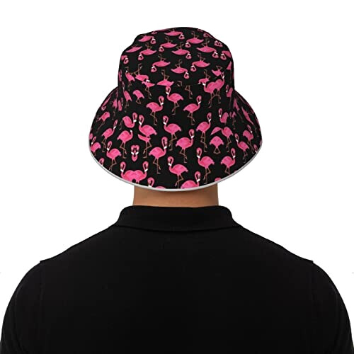 Bob Flamant rose noir taille unique homme/femme variant 6 
