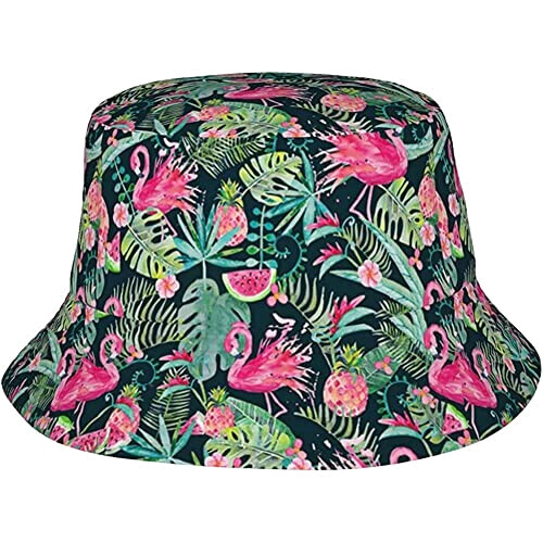 Bob Flamant rose bucket hat homme