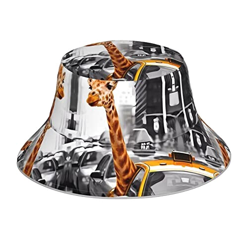 Bob Girafe noir taille unique homme/femme