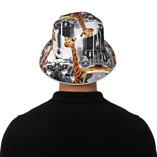 Bob Girafe noir taille unique homme/femme variant 6 