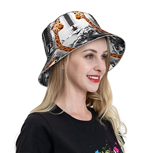 Bob Girafe noir taille unique homme/femme variant 7 