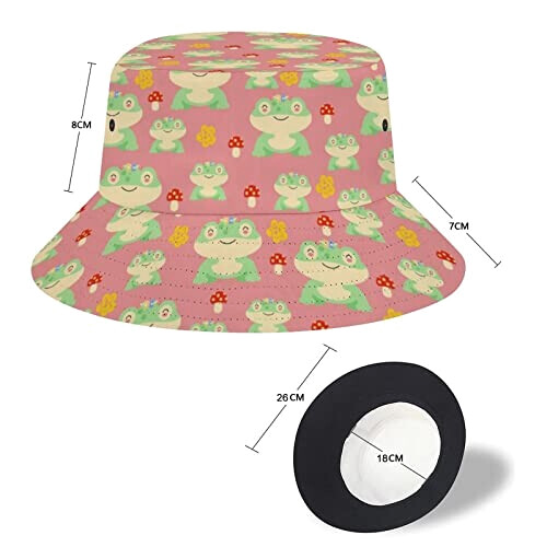 Bob Grenouille et champignon style - taille unique homme/femme variant 1 