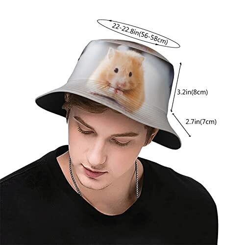 Bob Hamster marron taille unique homme/femme variant 1 
