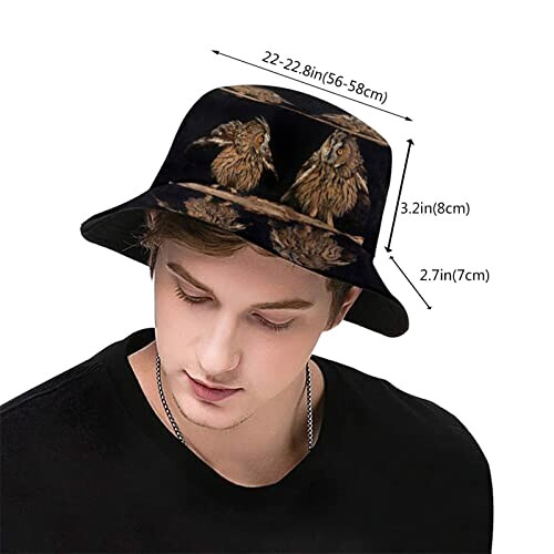 Bob Hibou taille unique homme/femme variant 1 