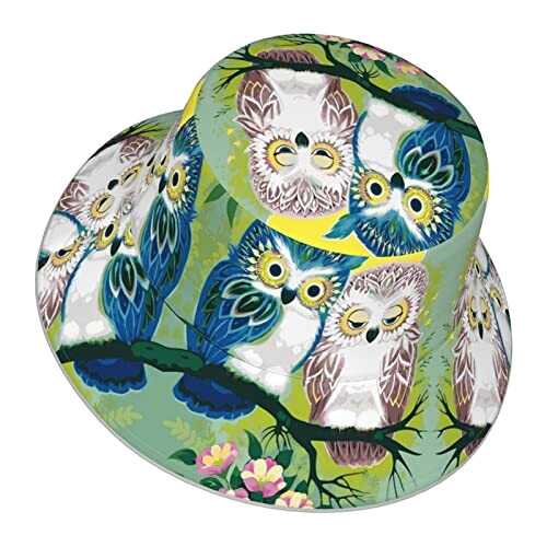 Bob Hibou noir taille unique homme/femme variant 1 