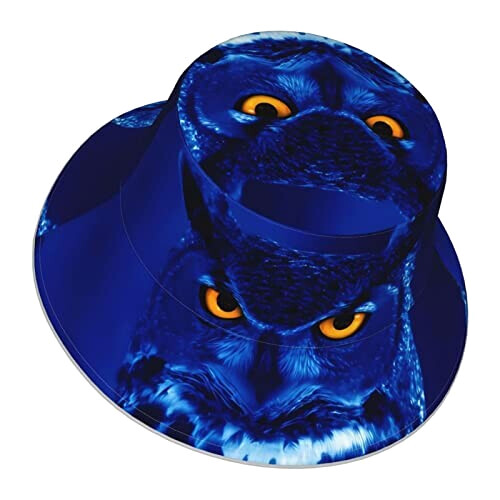 Bob Hibou noir taille unique homme/femme variant 1 