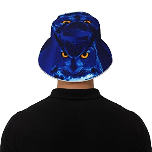 Bob Hibou noir taille unique homme/femme variant 6 