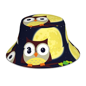 Bob Hibou noir taille unique homme/femme
