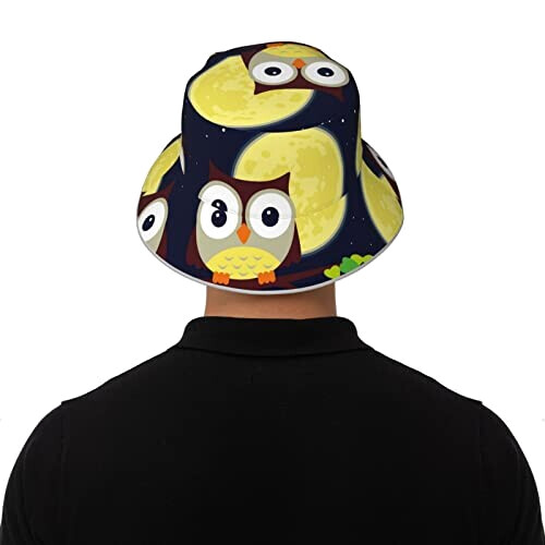 Bob Hibou noir taille unique homme/femme variant 6 