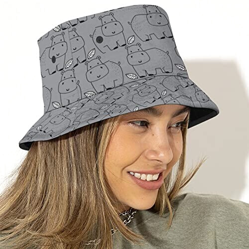 Bob Hippopotame mignon taille unique femme variant 2 