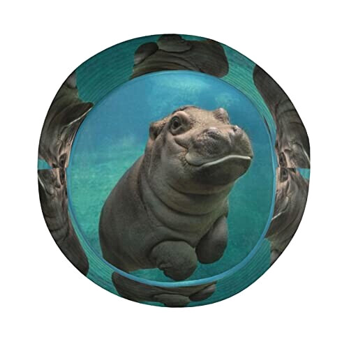 Bob Hippopotame mignon taille unique homme/femme variant 2 