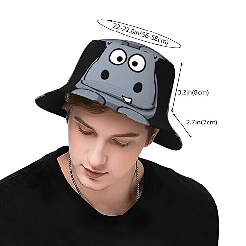 Bob Hippopotame taille unique homme/femme variant 1 