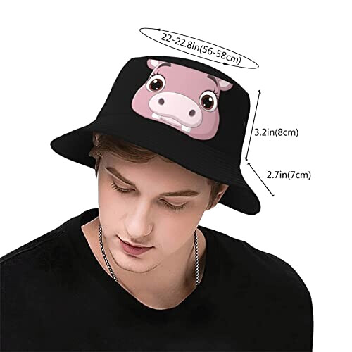 Bob Hippopotame taille unique homme/femme variant 1 