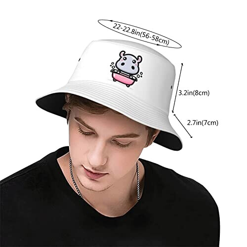 Bob Hippopotame taille unique homme/femme variant 1 
