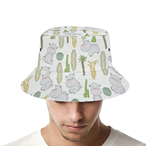 Bob Hippopotame animal taille unique homme/femme variant 4 