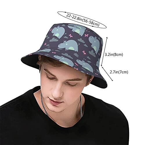Bob Hippopotame lovely hippo taille unique homme/femme variant 1 