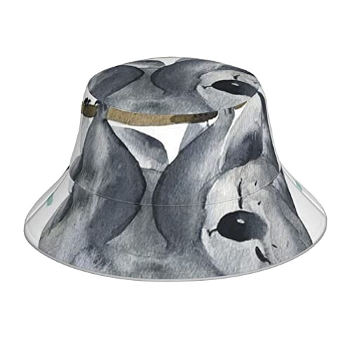 Bob Koala noir taille unique homme/femme