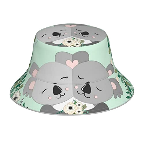 Bob Koala noir taille unique homme/femme