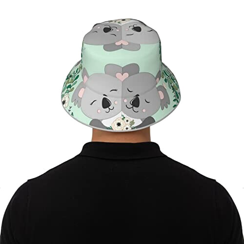 Bob Koala noir taille unique homme/femme variant 6 