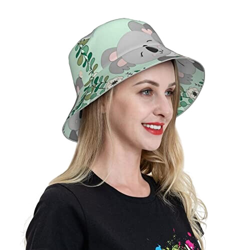 Bob Koala noir taille unique homme/femme variant 7 
