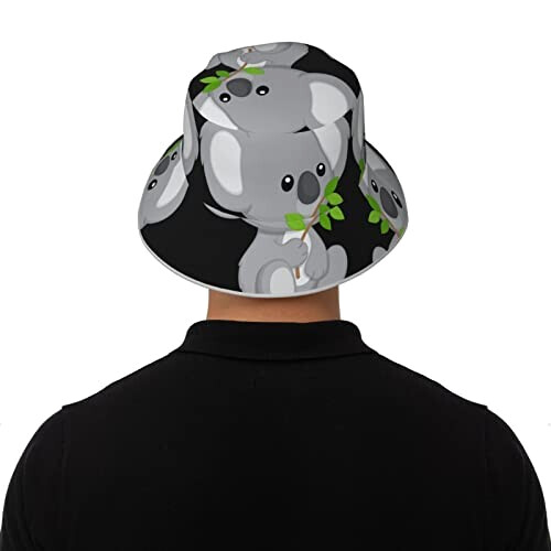 Bob Koala noir taille unique homme/femme variant 6 