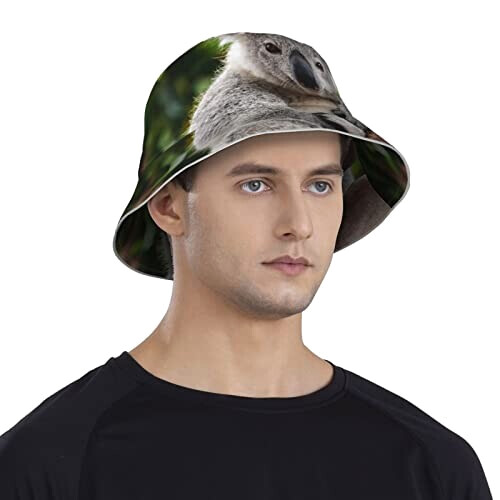Bob Koala noir taille unique homme/femme variant 6 