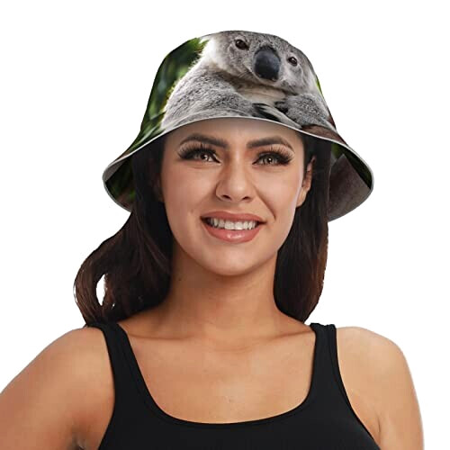 Bob Koala noir taille unique homme/femme variant 7 