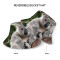 Bob Koala noir taille unique homme/femme - miniature variant 4