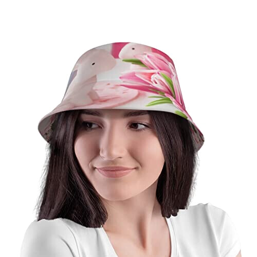 Bob Lapin blanc taille unique homme/femme variant 4 