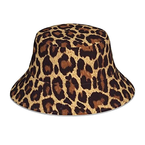 Bob Léopard noir taille unique homme/femme