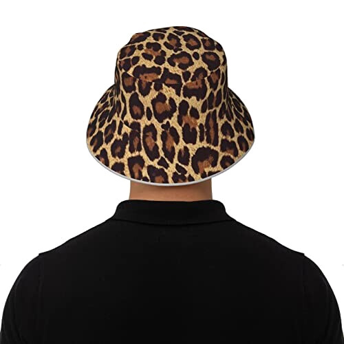 Bob Léopard noir taille unique homme/femme variant 6 